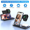 Ultimate 18W Fast Wireless Charging Station - 3-in-1 Dock for iPhone, Apple Watch & AirPods