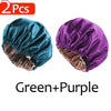 Luxurious 2-Piece Satin Bonnet Set for Effortless Nighttime Hair Care with Stylish Head Tie Band