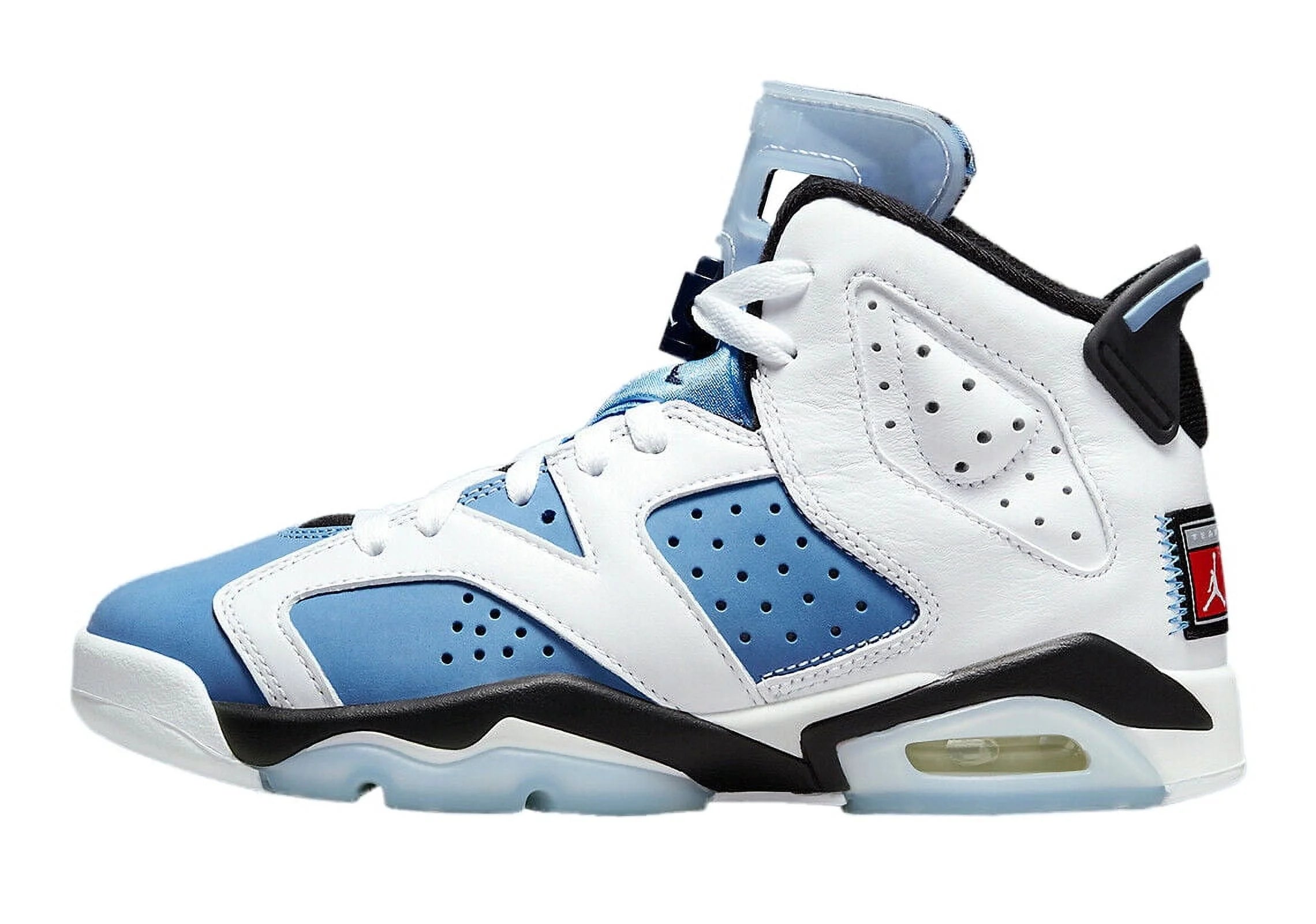 Elevate Your Style with the Air Jordan 6 Retro 'White / UNC University Blue' - Perfect for Big Boys!