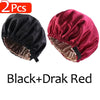 Luxurious 2-Piece Satin Bonnet Set for Effortless Nighttime Hair Care with Stylish Head Tie Band