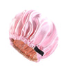 Luxurious 2-Piece Satin Bonnet Set for Effortless Nighttime Hair Care with Stylish Head Tie Band