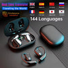 Revolutionary 3-in-1 AI Translator Earbuds - Instant Voice Translation in 144 Languages with Noise Cancelling & Bluetooth 5.3 Technology