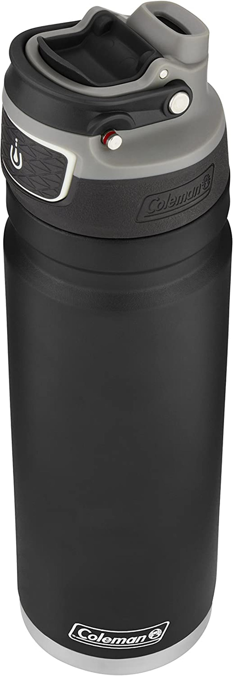 Freeflow Autoseal 24Oz Stainless Steel Water Bottle - Sleek Black Design