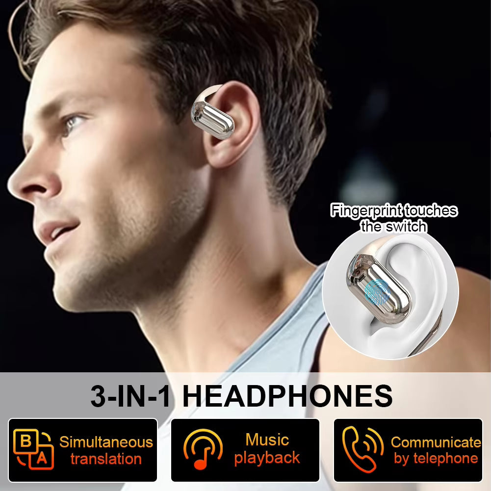 Revolutionary 3-in-1 AI Translator Earbuds - Instant Voice Translation in 144 Languages with Noise Cancelling & Bluetooth 5.3 Technology