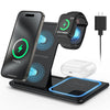 Ultimate 18W Fast Wireless Charging Station - 3-in-1 Dock for iPhone, Apple Watch & AirPods