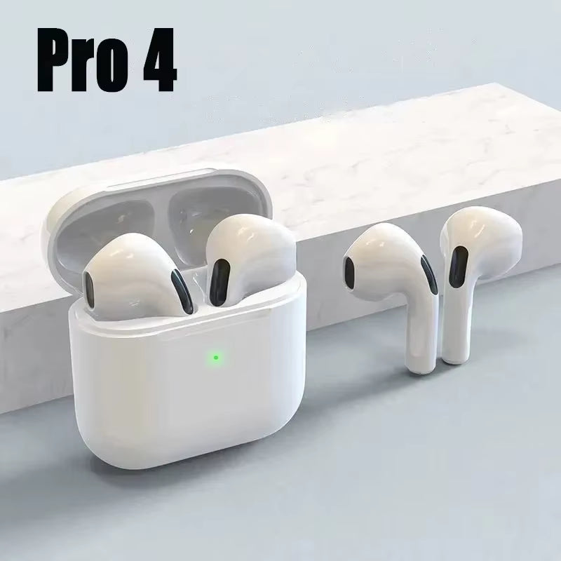 2024 Air Pro 4 TWS Wireless Bluetooth Earphones Headphones Mini Earpone Headset for PC Android Apple Iphone Earbuds Accessories