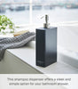 Black Rectangular Shampoo Dispenser by Tower