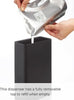 Black Rectangular Shampoo Dispenser by Tower