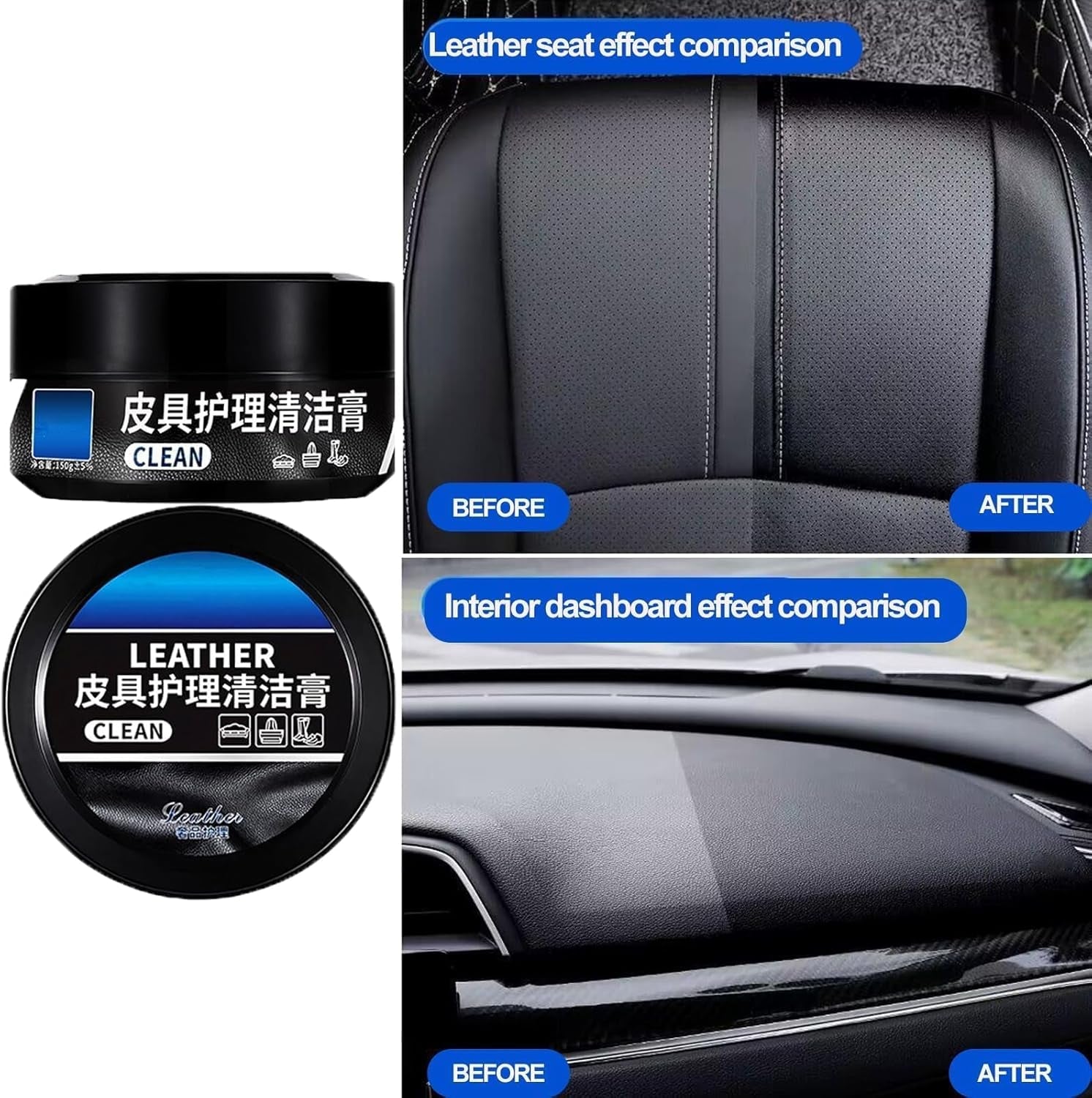 Ultimate Leather Care Cream & Paste - Restore, Protect, and Condition Your Car's Interior Leather!