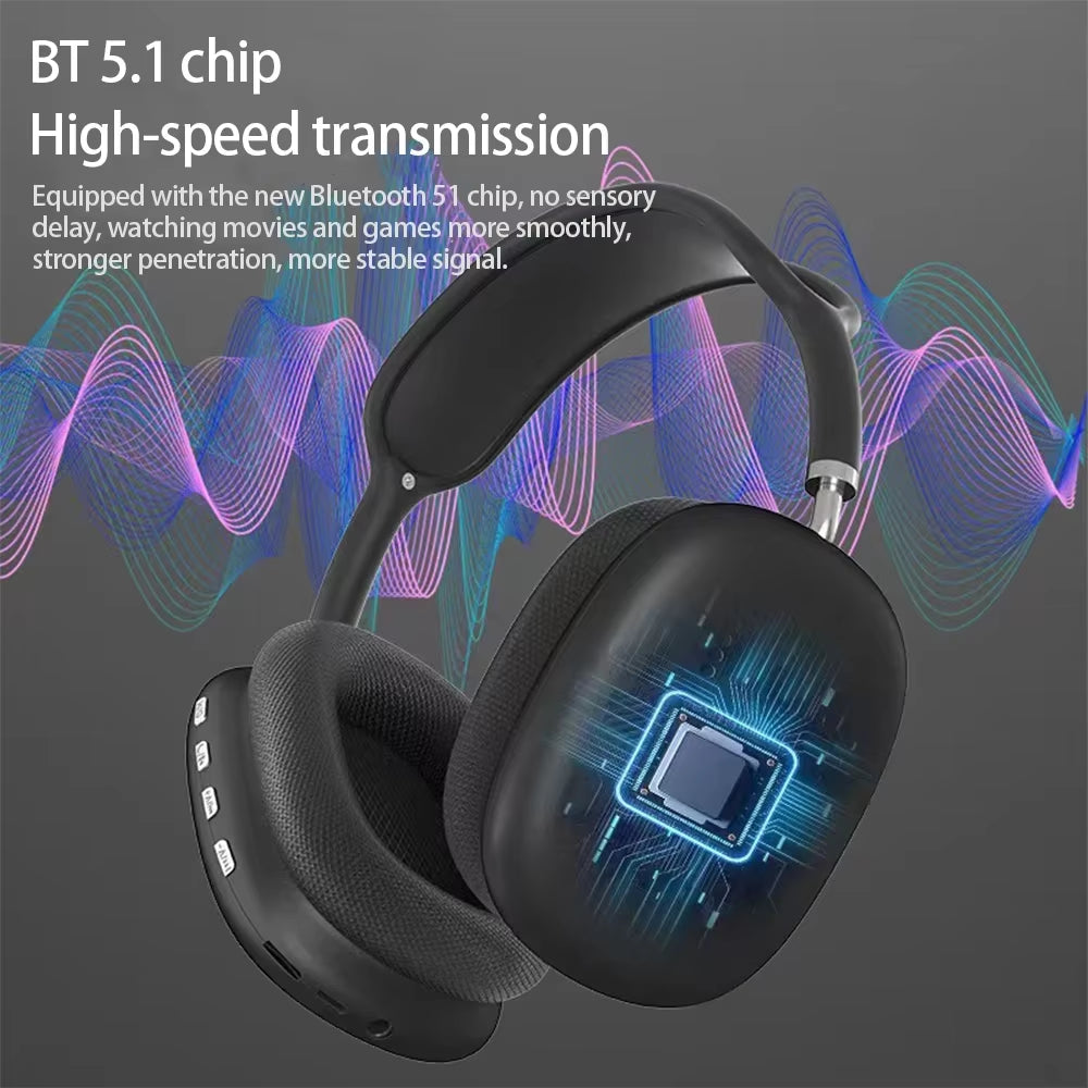 P9 Wireless Bluetooth Headset - Noise Cancelling Earbuds for Outdoor Sports and Gaming with Mic